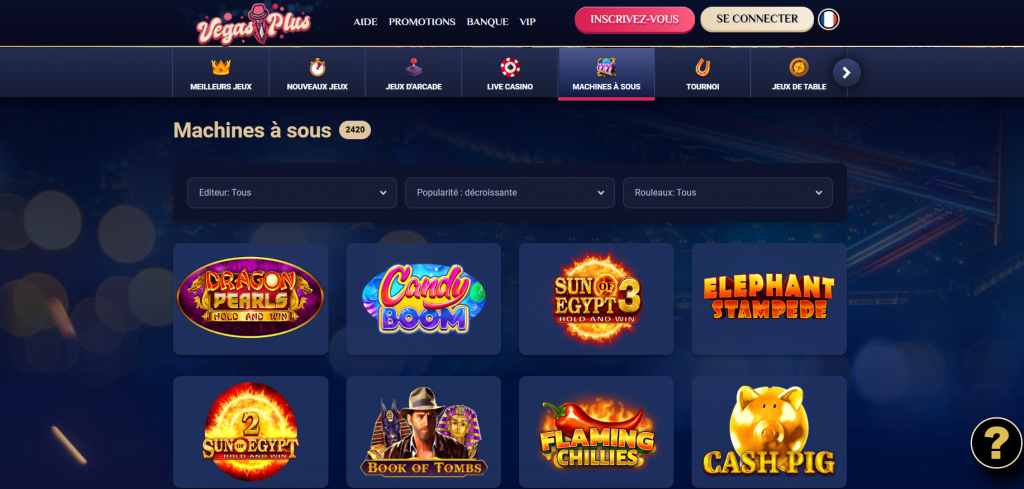 jeux casino vegas plus